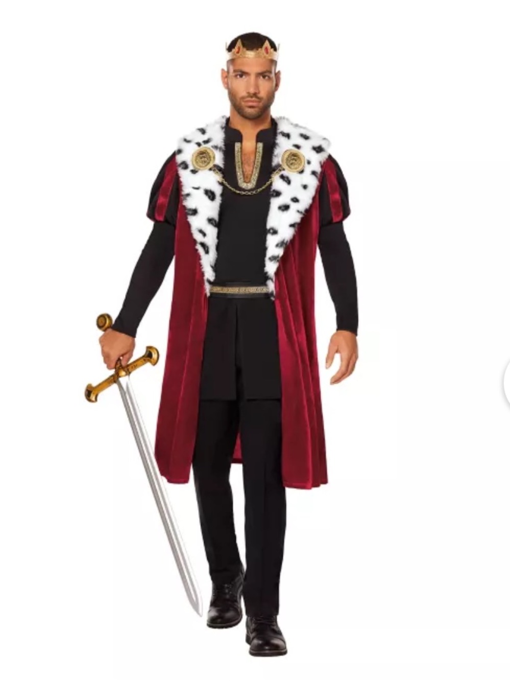 Spirit Halloween Noble King Costume L/XL